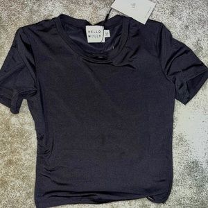 Black cropped shirt from Hello Molly